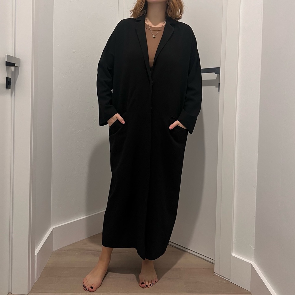 Black jacket.